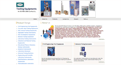 Desktop Screenshot of labtestingmachine.com