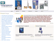 Tablet Screenshot of labtestingmachine.com